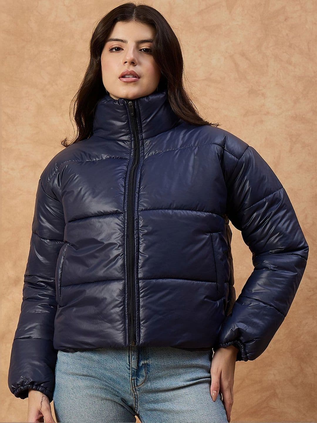 DRAPE AND DAZZLE Women Lightweight Puffer Jacket - view 1
