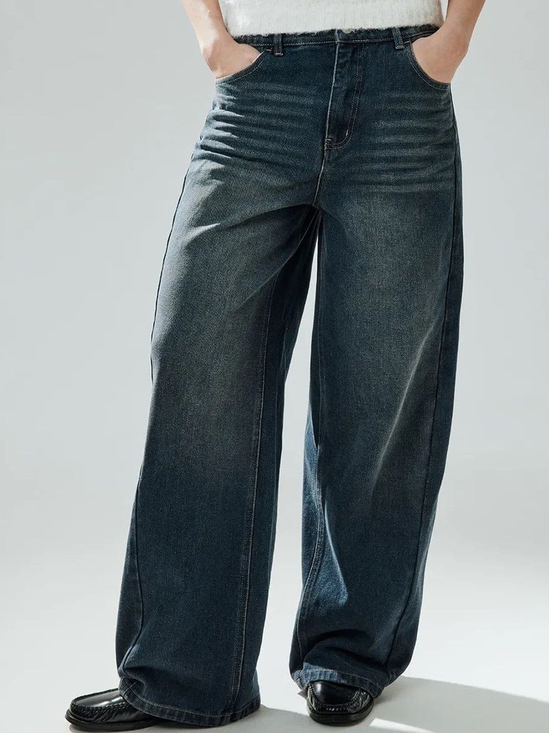R.Code by The Roadster Life Co. Women Smart Regular Fit High-Rise Light Fade Stretchable Jeans - view 1