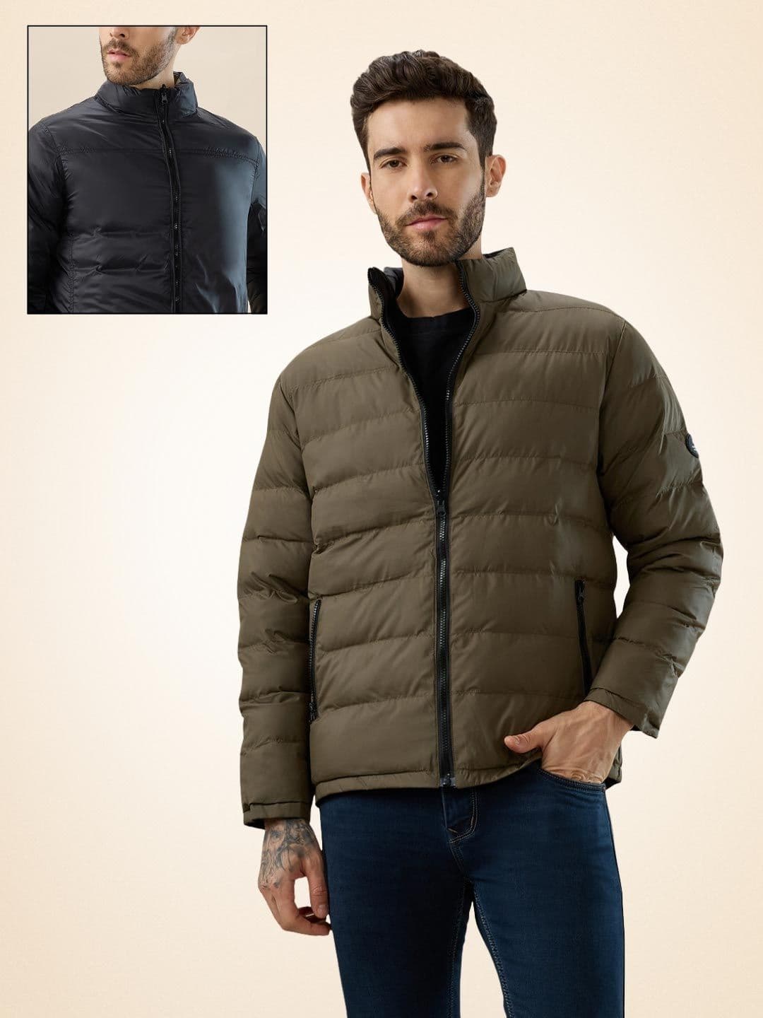 Status Quo Men Lightweight Puffer Jacket - view 1