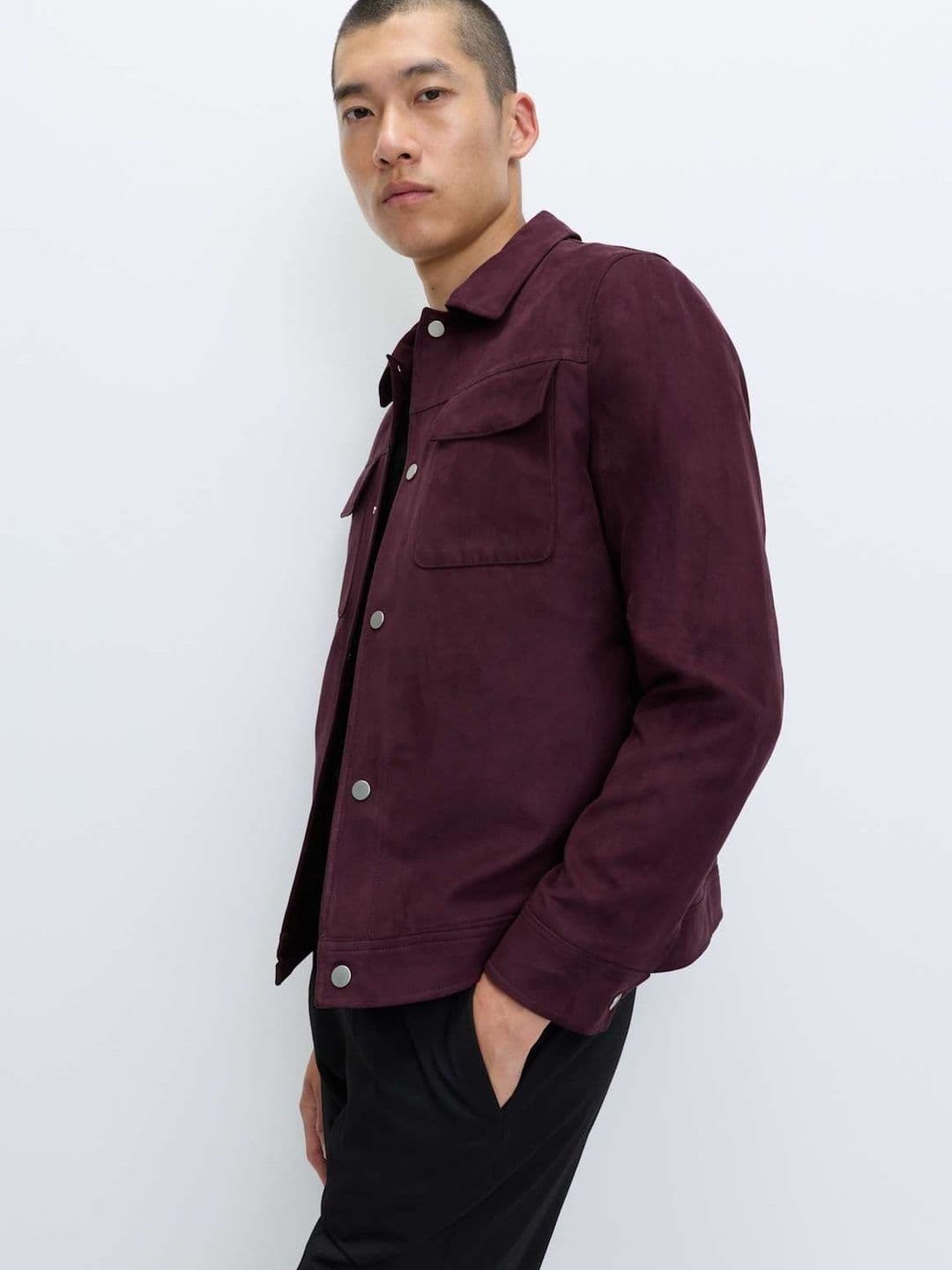 Marks & Spencer Faux Suede Trucker Jacket - view 1