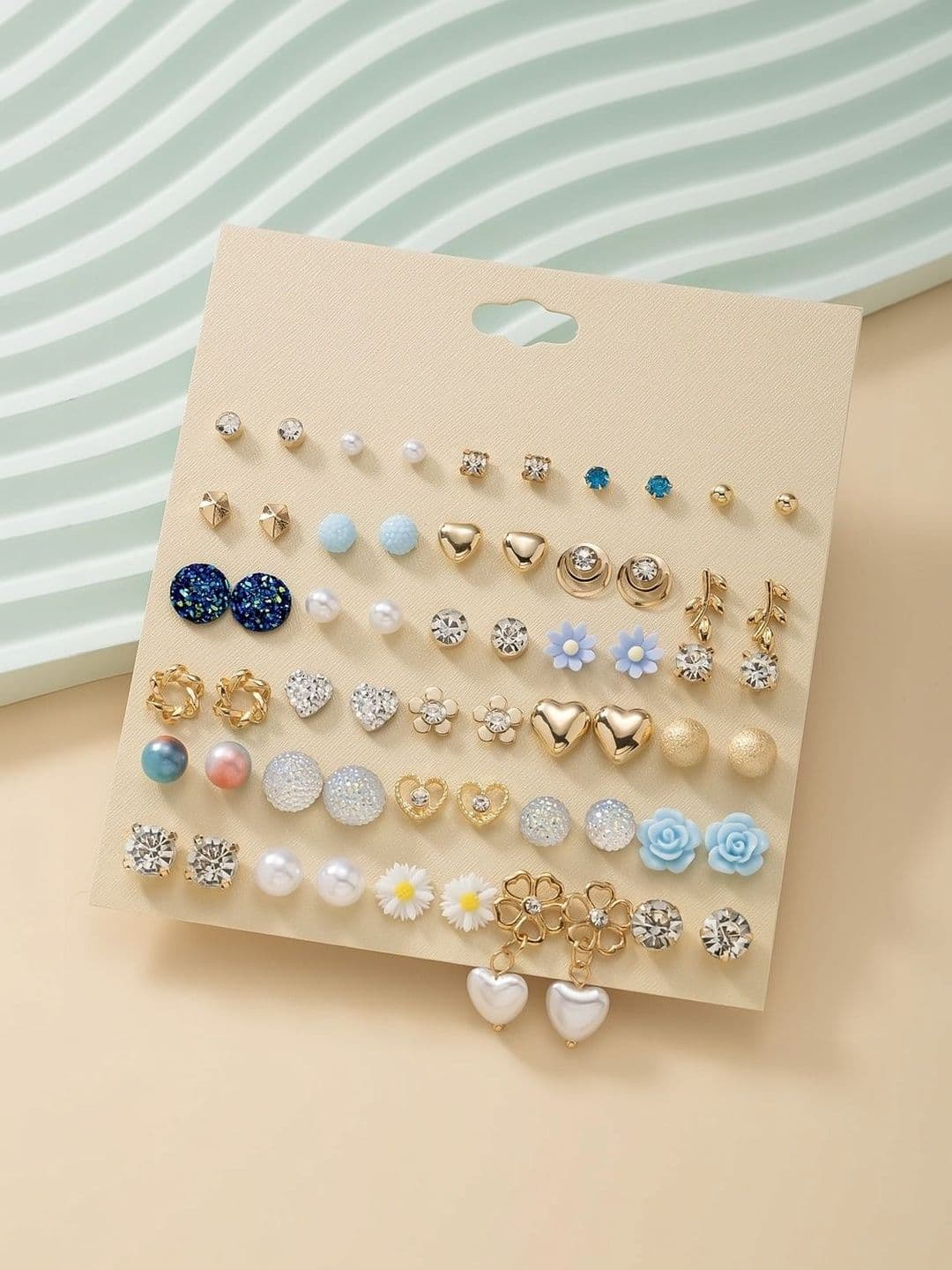 Zaphariq Geometric Studs Earrings - view 1