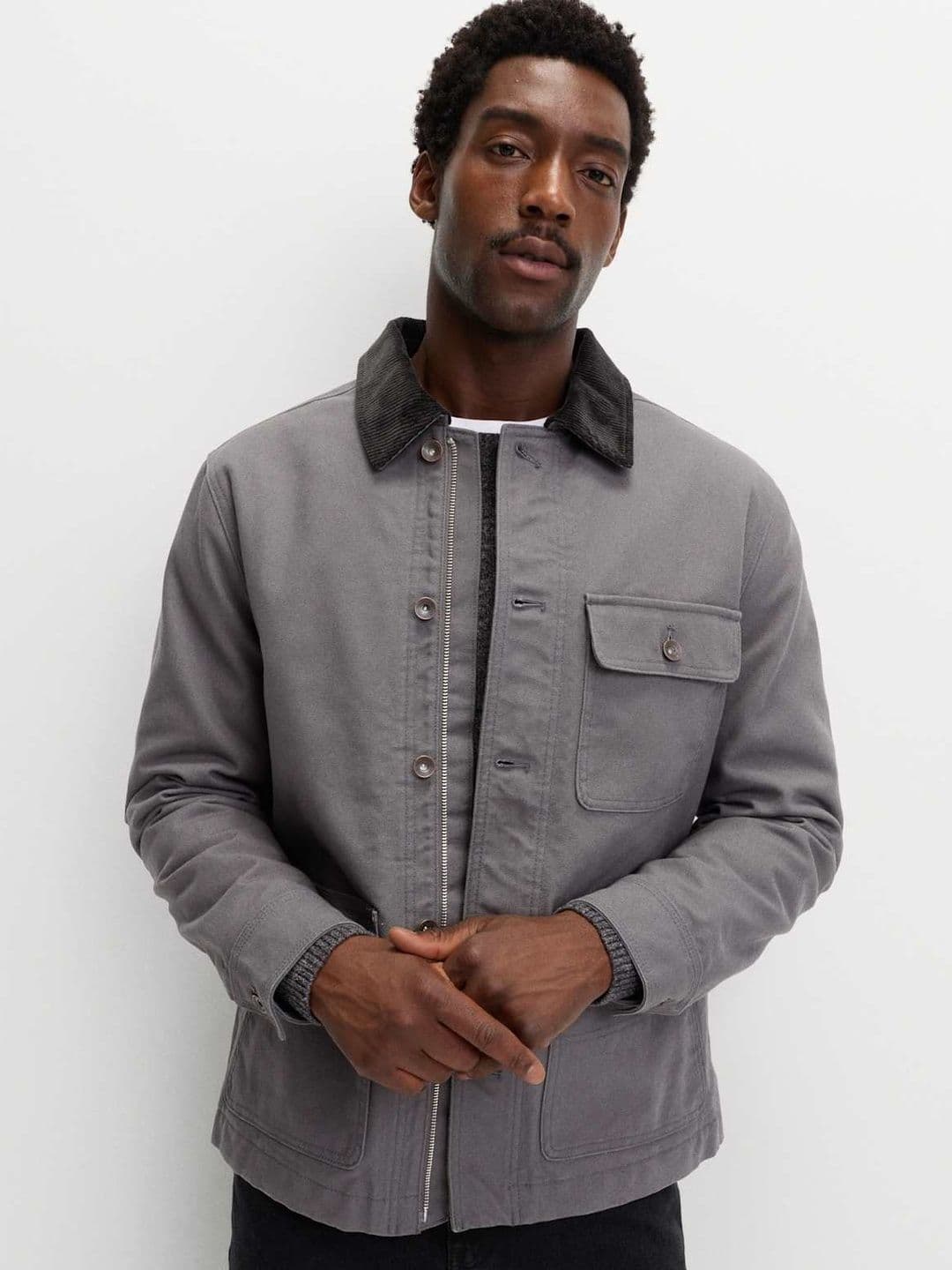 Marks & Spencer Pure Cotton 3 Pocket Barn Jacket - view 1