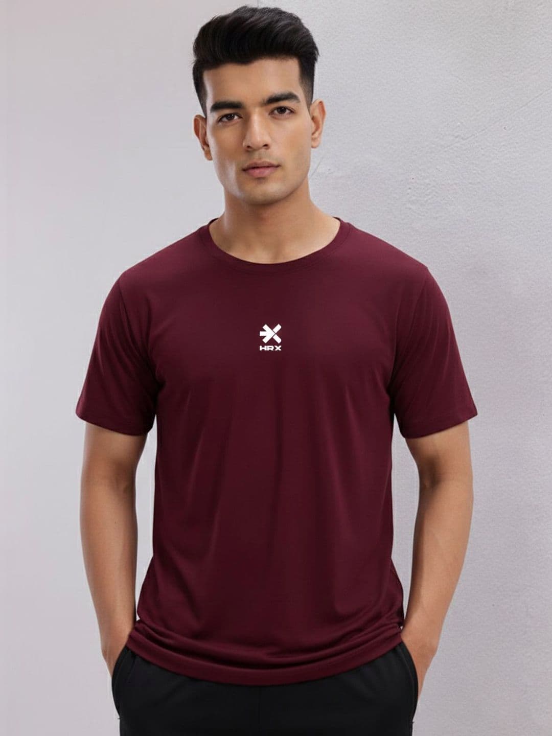 HRX by Hrithik Roshan Men Brand Logo Printed 1 T-shirt - view 1