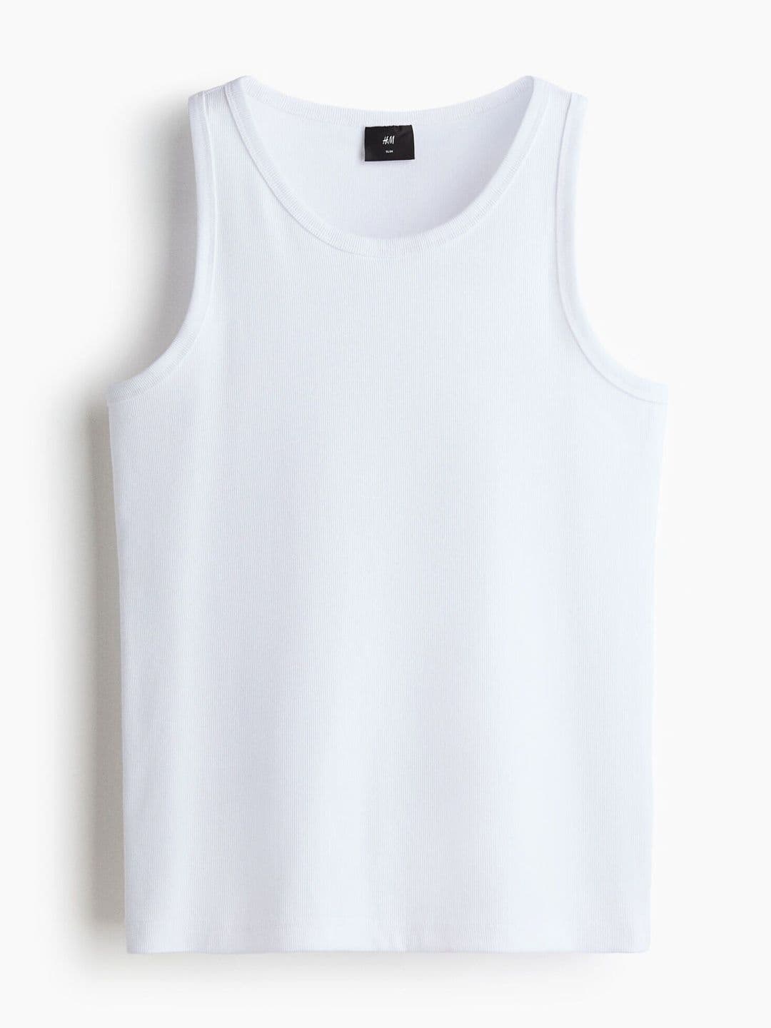 H&M Slim Fit Ribbed Vest Top - view 1