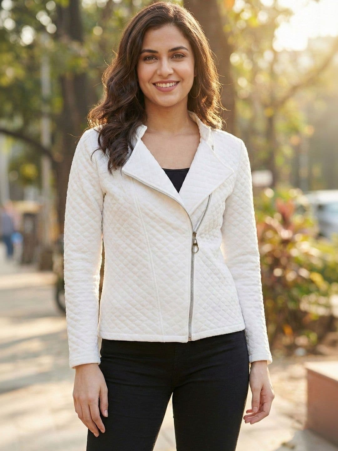 BAESD Women Lightweight Biker Jacket - view 1