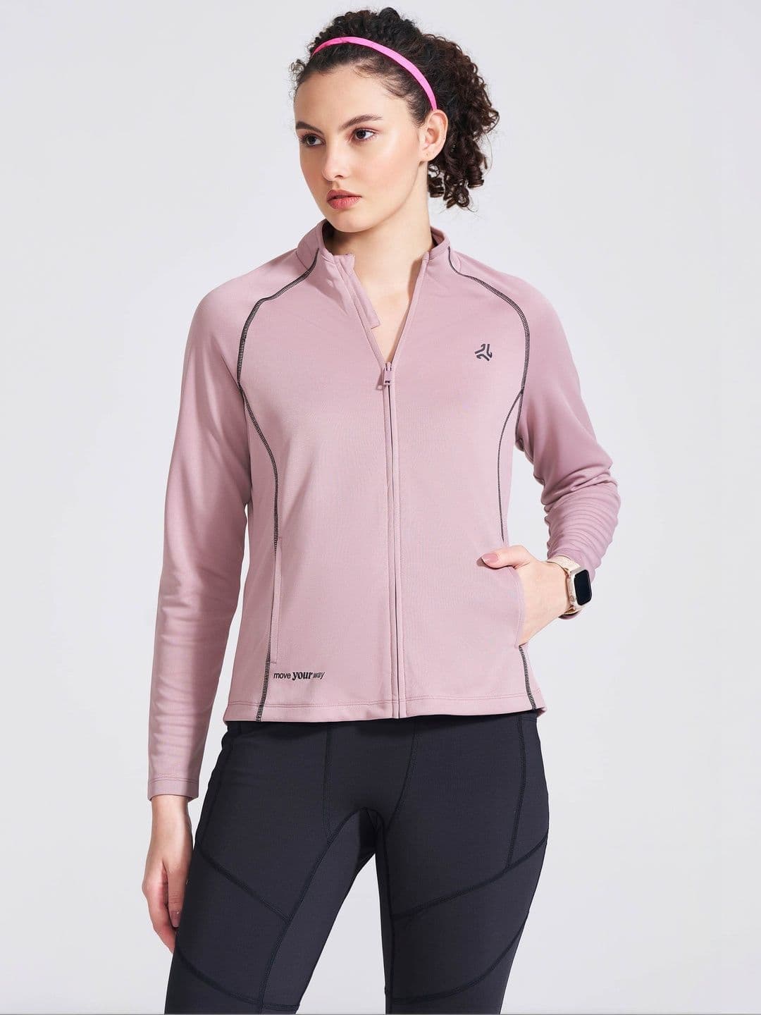 Campus AP WOMEN-TOP DRYFIT Women Lightweight Antimicrobial Training or Gym Sporty Jacket - view 1