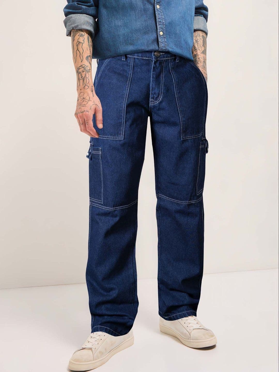 Jb Just BLACK Men Mid-Rise Acid Wash Jeans - view 1