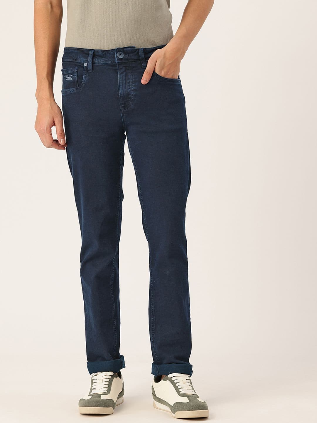 Integriti Men Smart Mid-Rise Slim Fit Stretchable Jeans - view 1