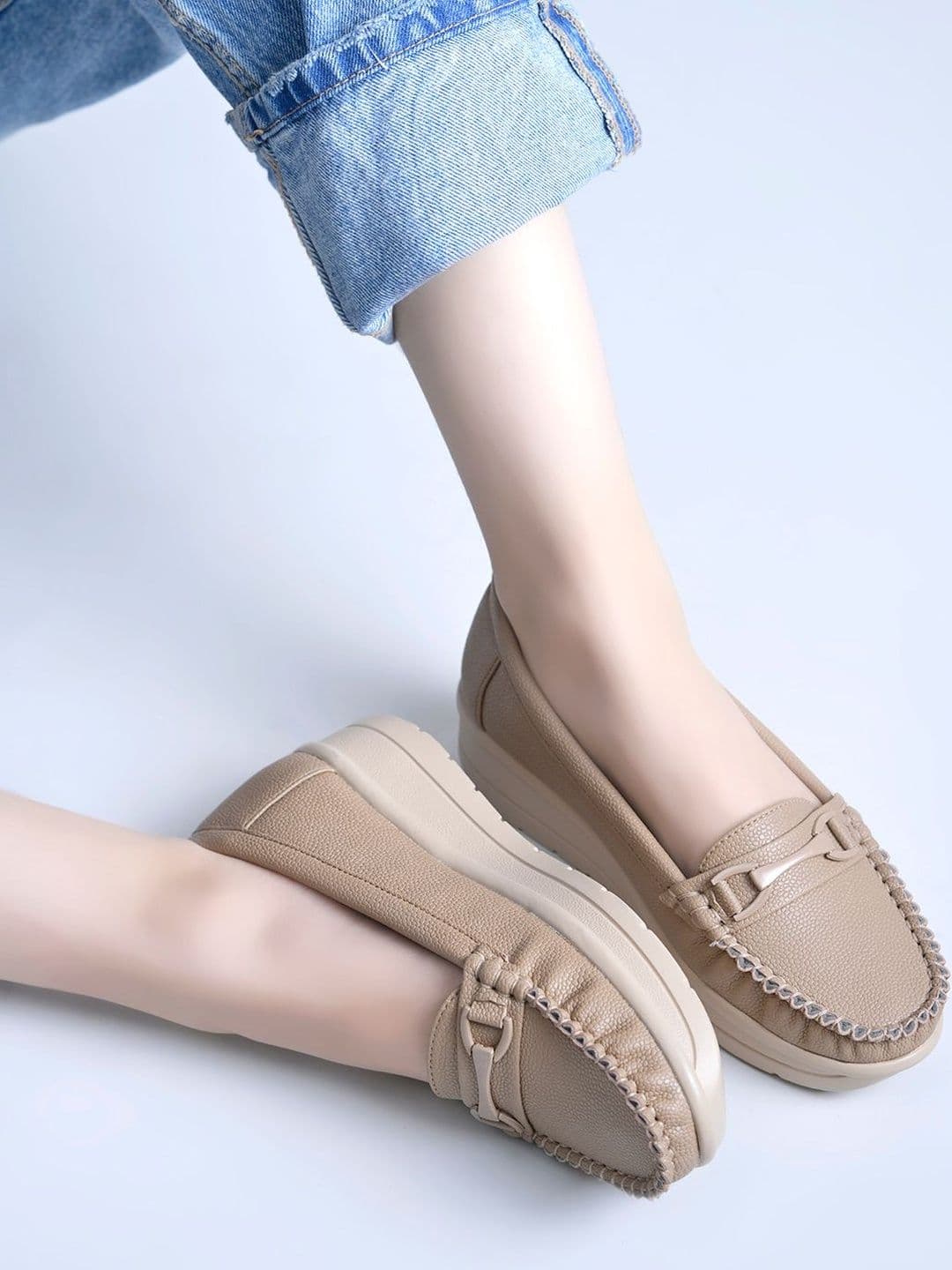 Stylestry Women Textured Loafers - view 1