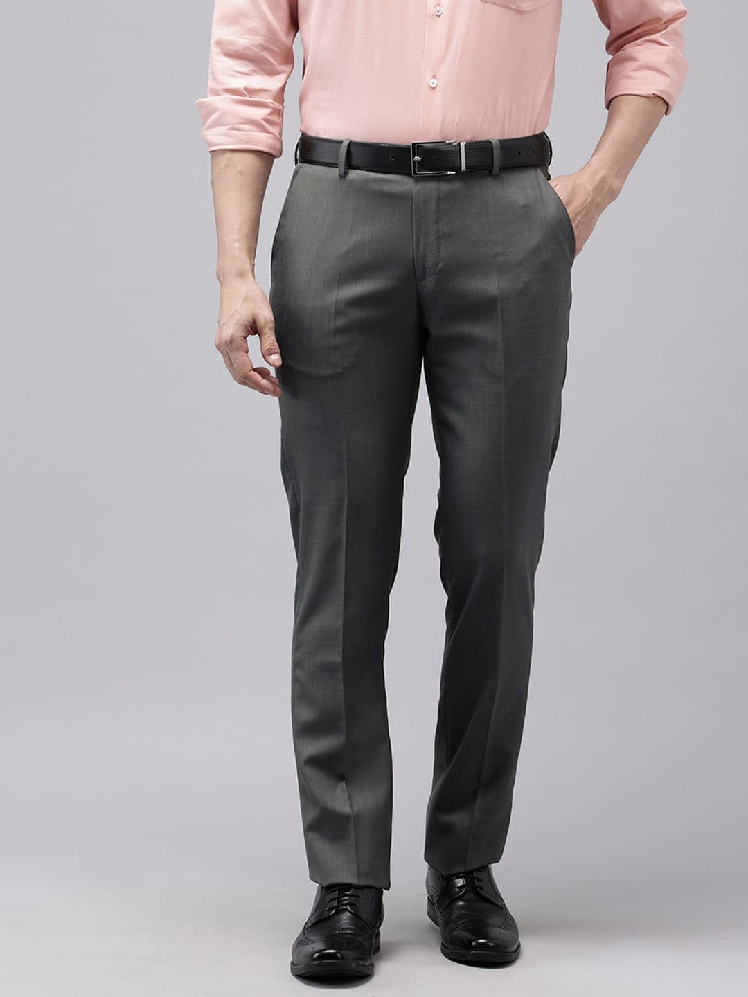 Arrow Men Hudson Tailored Fit Formal Trousers - view 1