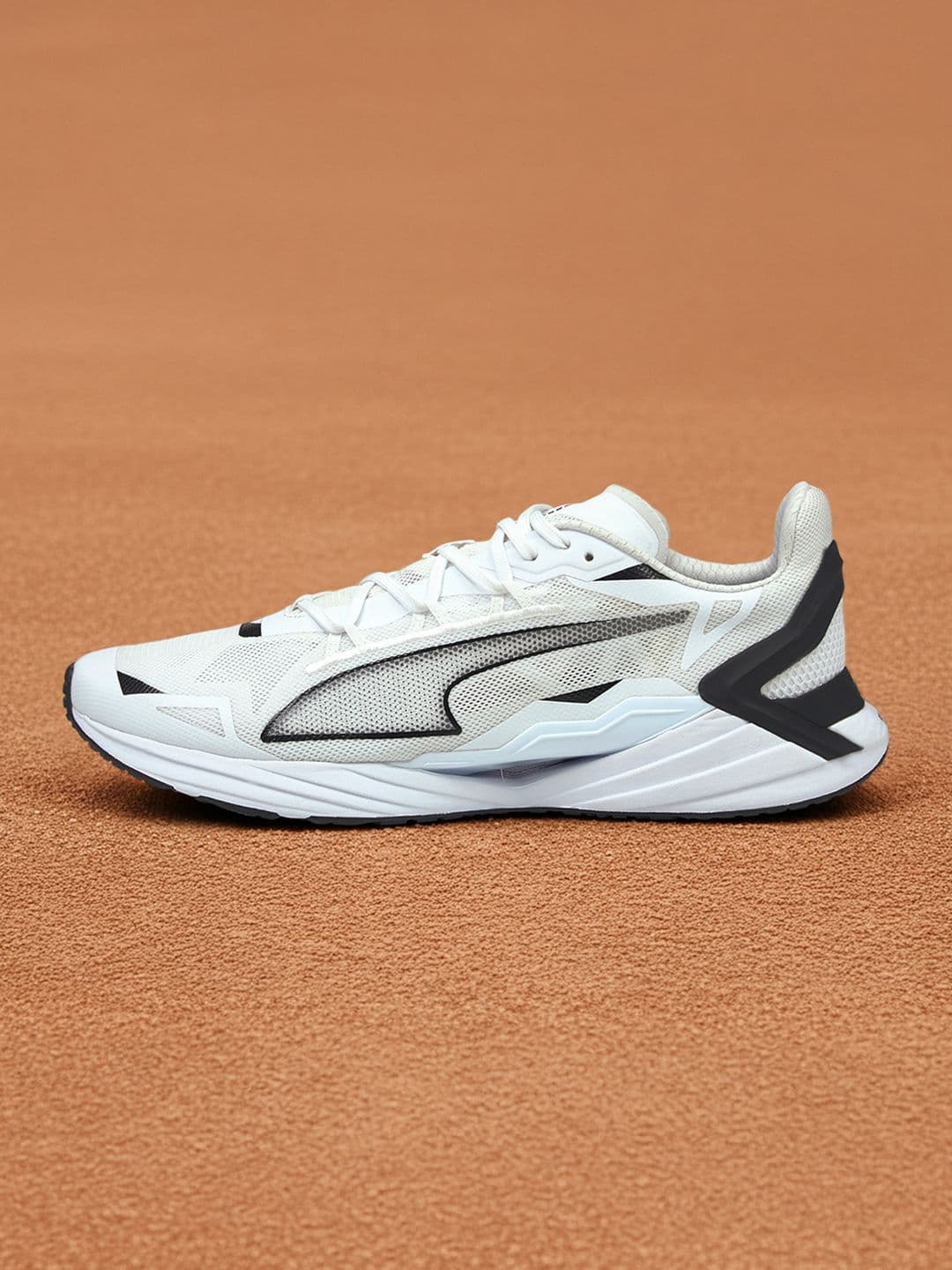 Puma Men White UltraRide Running Shoes - view 1