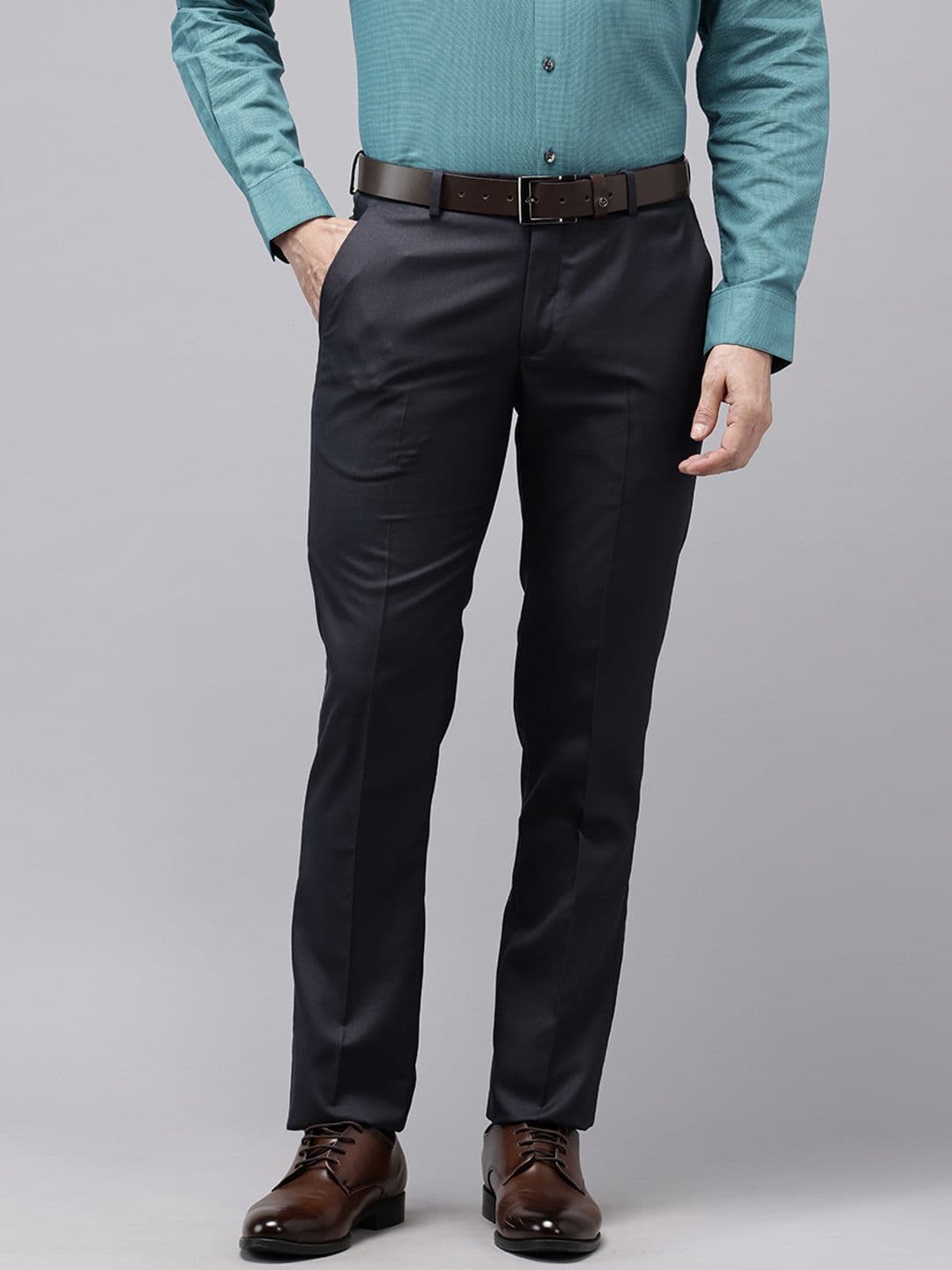 Arrow Men Hudson Tailored Fit Formal Trousers - view 1