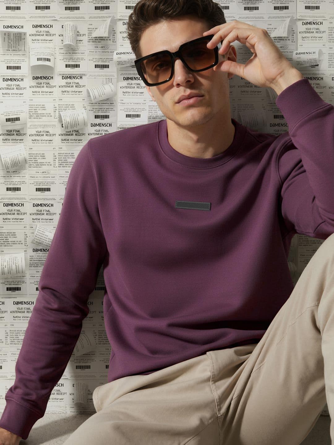 DAMENSCH Men Round Neck Long Sleeve Pullover Sweatshirt - view 1