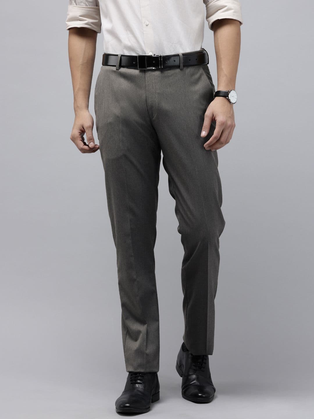 Arrow Men Hudson Tailored Fit Formal Trousers - view 1