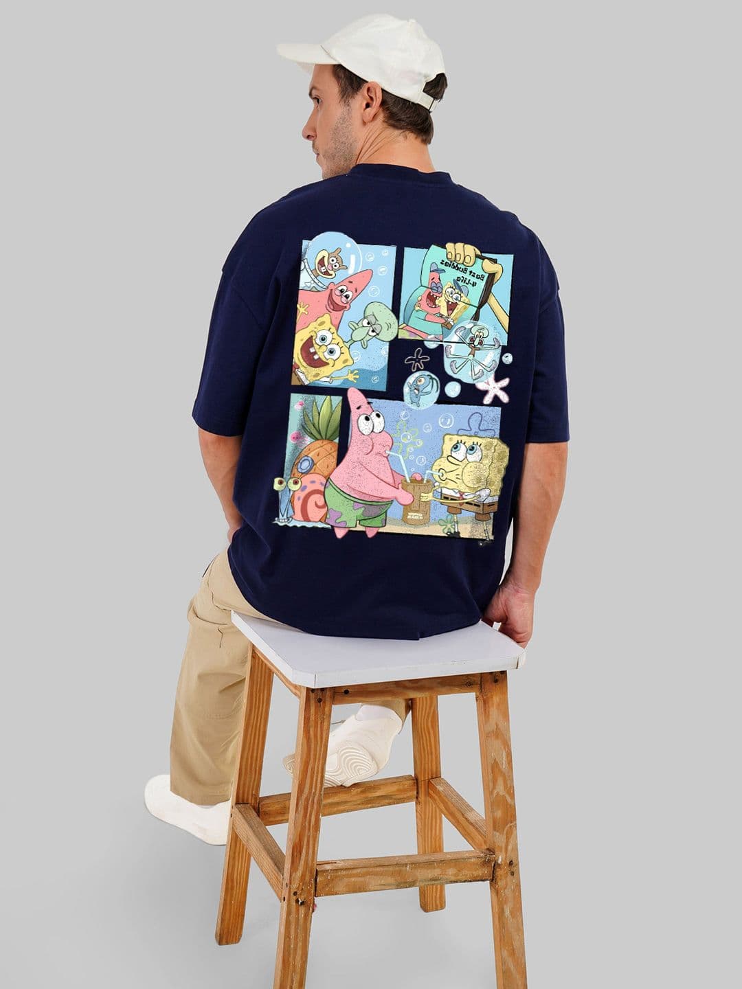 URBANPEAK Men Spongebob Printed T-shirt - view 1