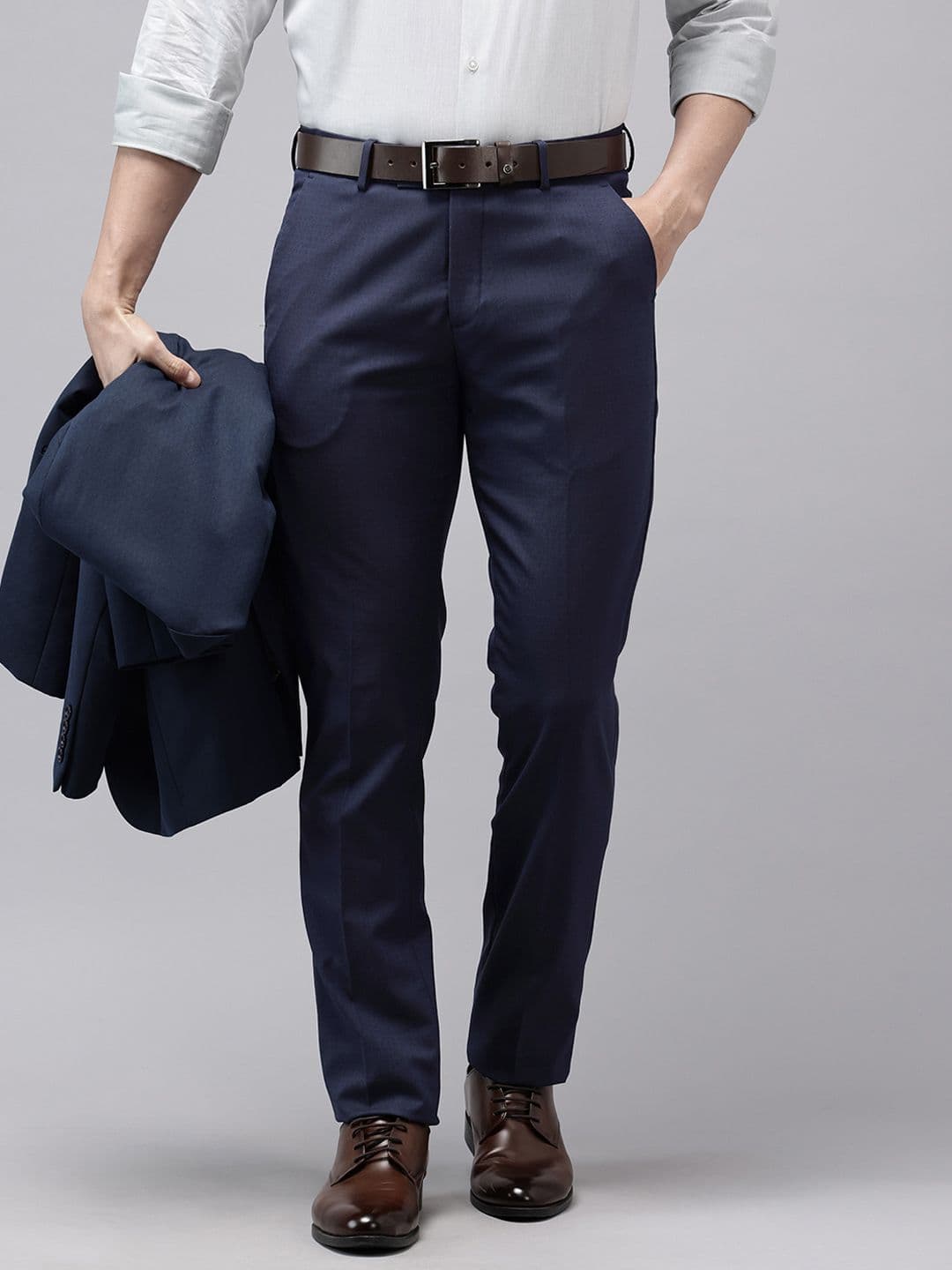 Arrow Men Tailored Fit Formal Trousers - view 1