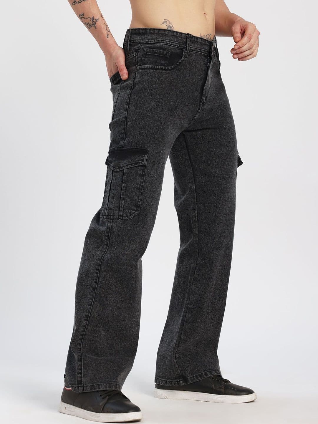 COY Men Comfort Relaxed Fit Mid-Rise Light Fade Stretchable Jeans - view 1