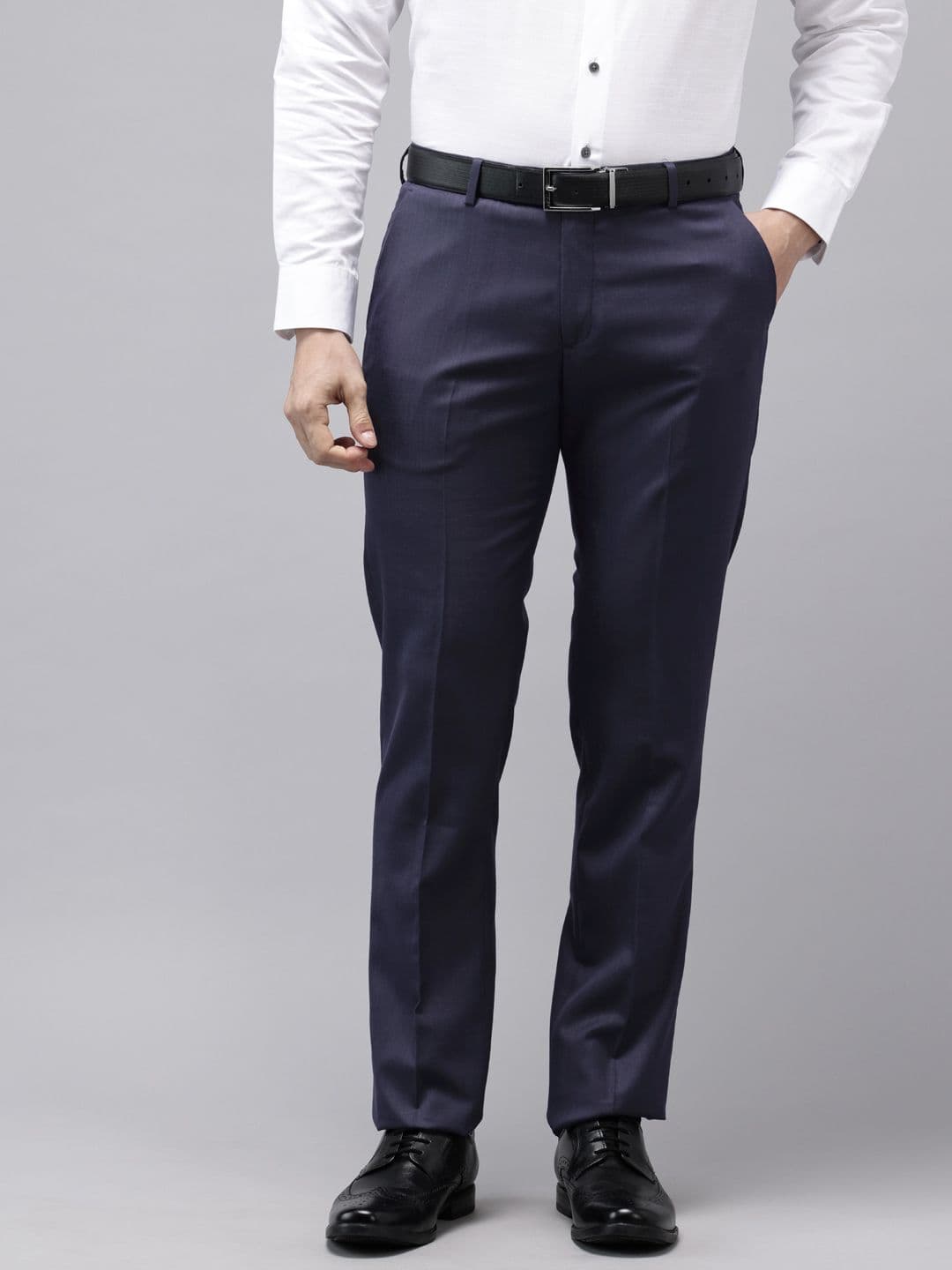 Arrow Men Hudson Tailored Fit Formal Trousers - view 1