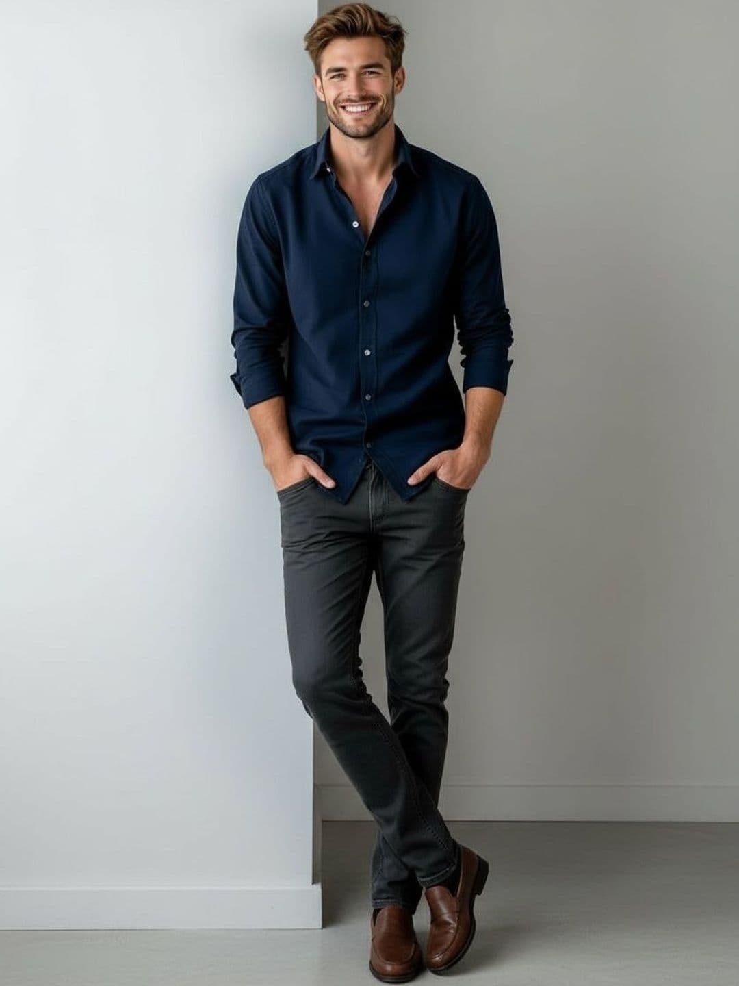 Moda Rapido Men Straight Casual Shirt - view 1