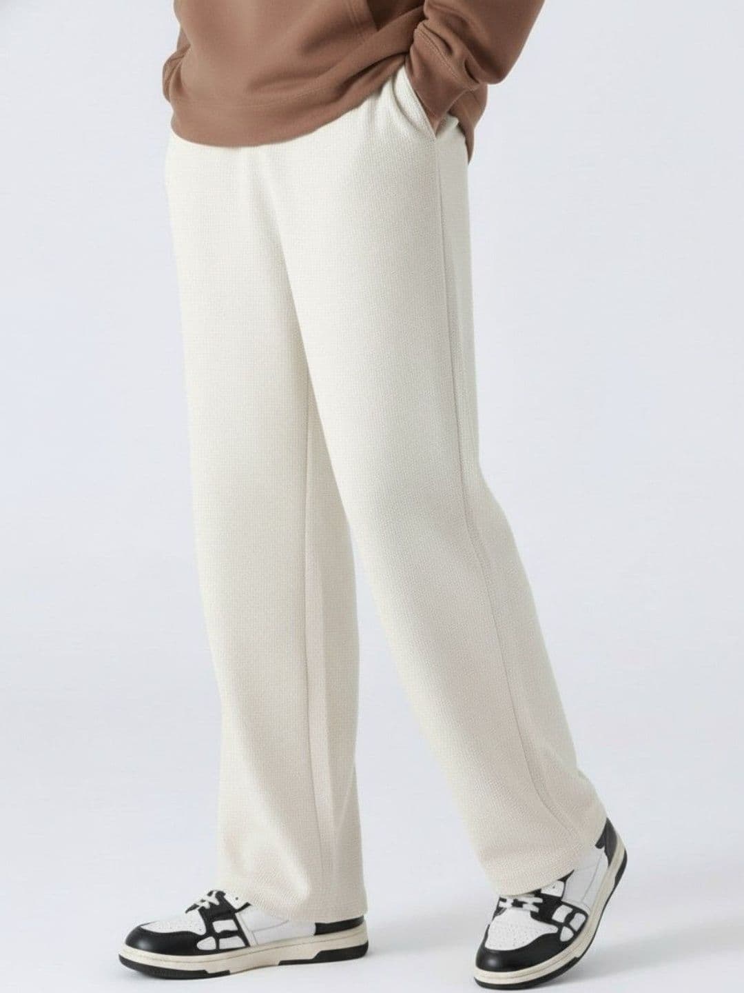 glitchez Men Textured High-Rise Track Pants - view 1