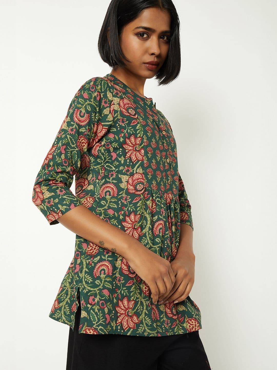 max Floral Printed Empire Kurti - view 1