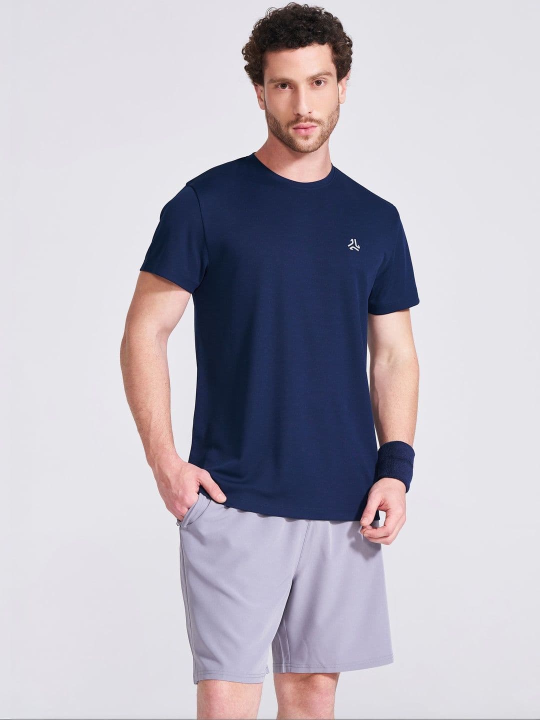 Campus AP MEN-TOP DRYFIT Men Brand Logo Printed Antimicrobial T-shirt - view 1