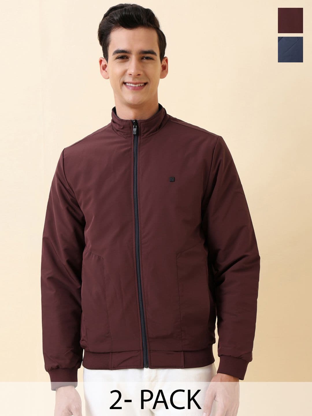 Allen Solly Men Reversible Bomber Jacket - view 1