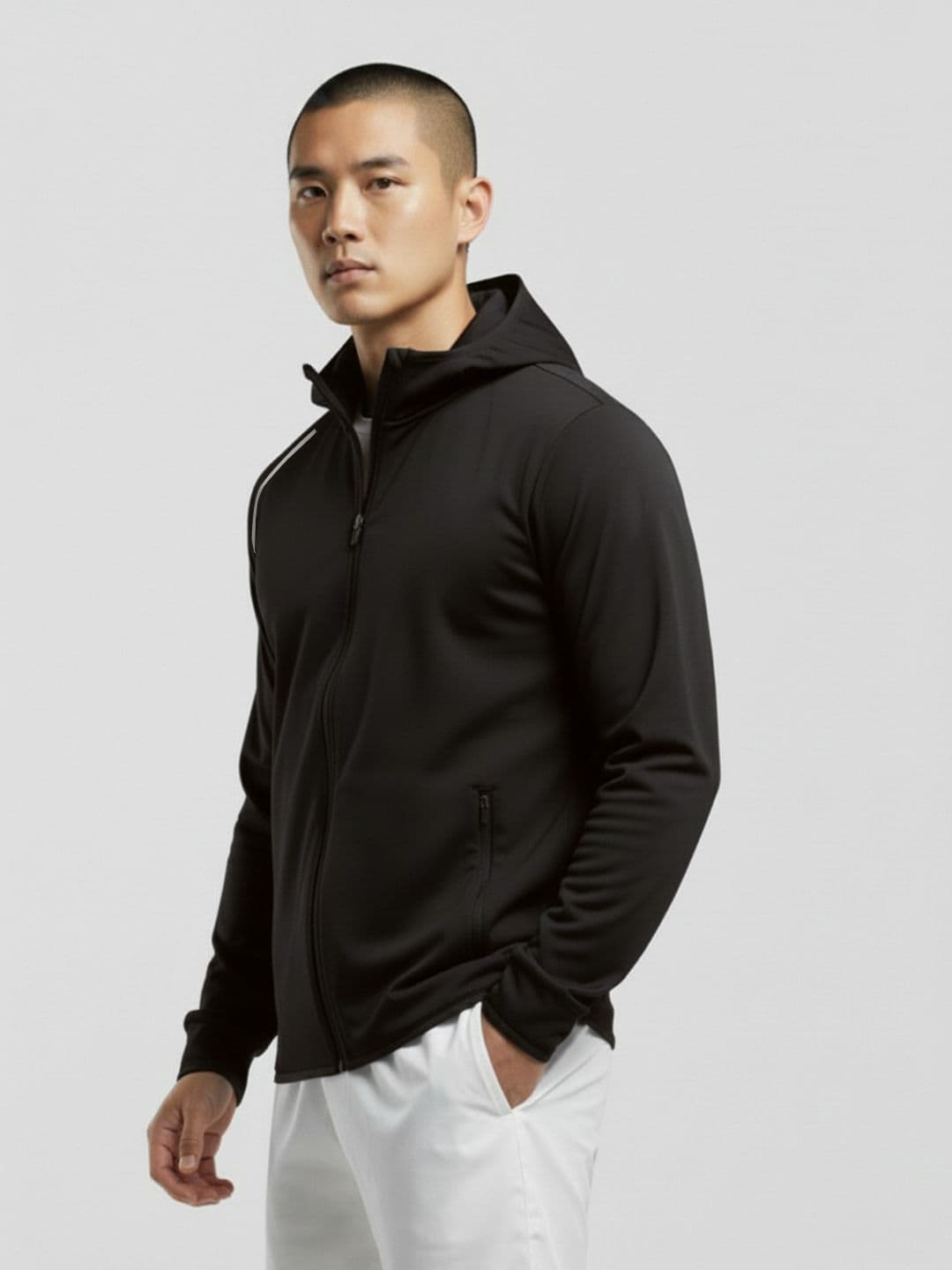 Decathlon Hooded Running Sporty Jacket - view 1