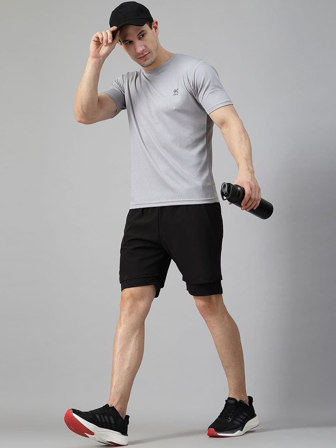 HRX by Hrithik Roshan Men Brand Logo T-shirt - view 1