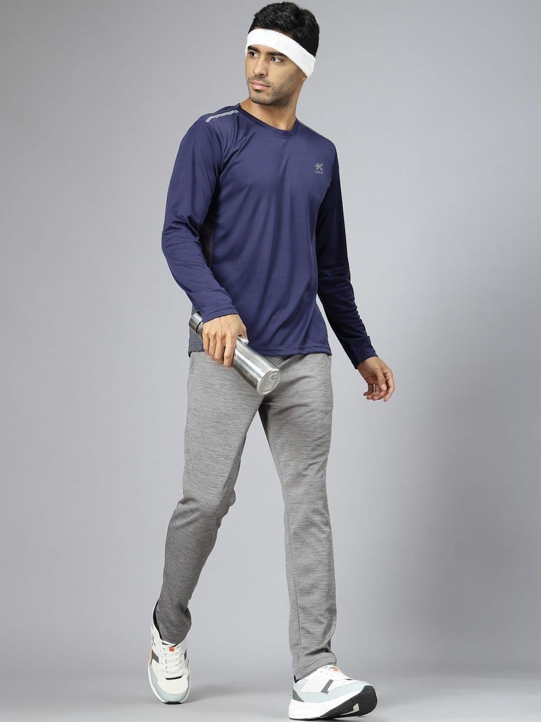 HRX by Hrithik Roshan Men Brand Logo Colourblocked T-shirt - view 1