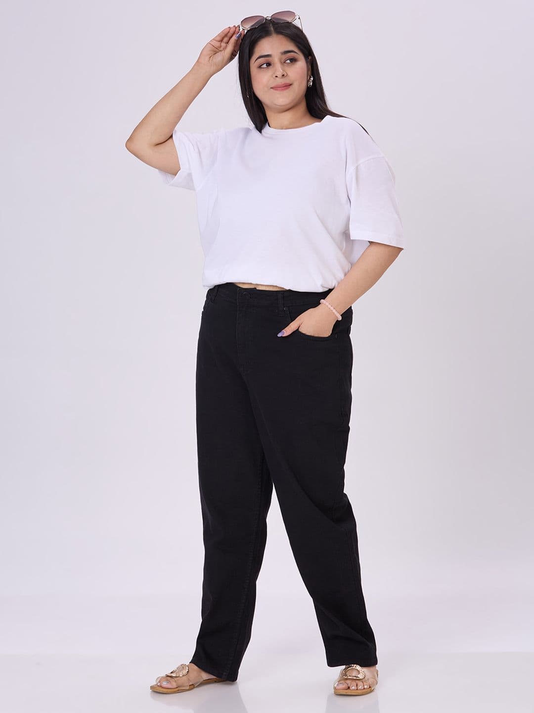 Style Quotient Plus Size Women Regular Fit High-Rise Stretchable Jeans - view 1