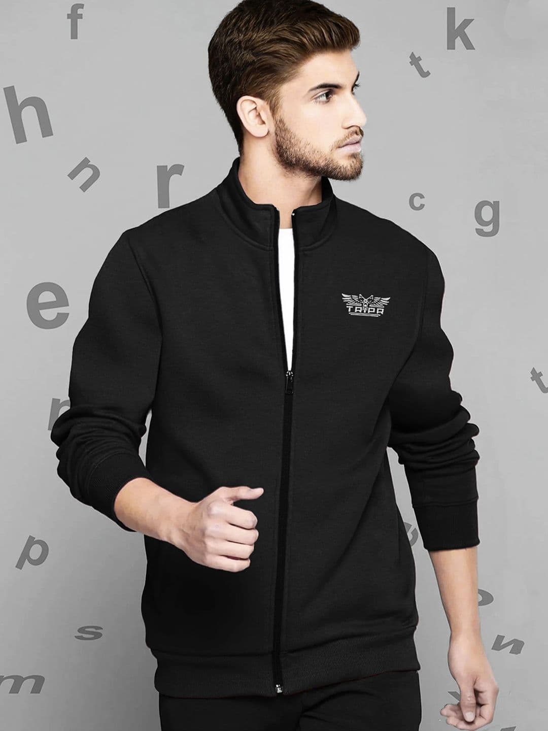TRIPR Mock Collar Bomber Jacket - view 1