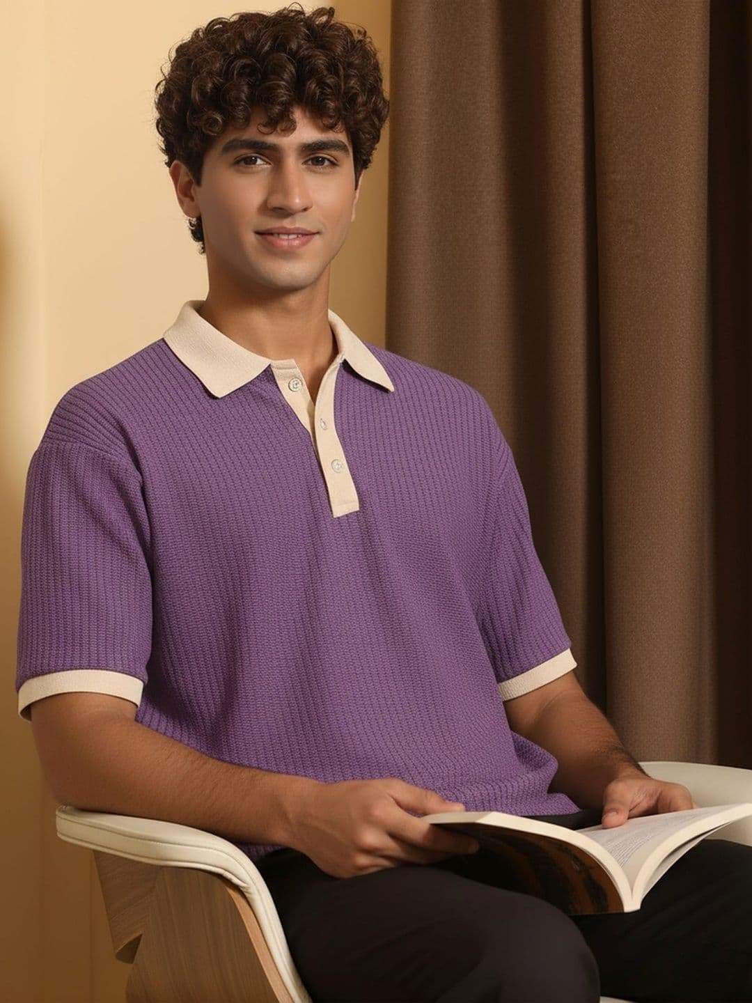 COFFEE BITE Men Polo Collar T-shirt - view 1