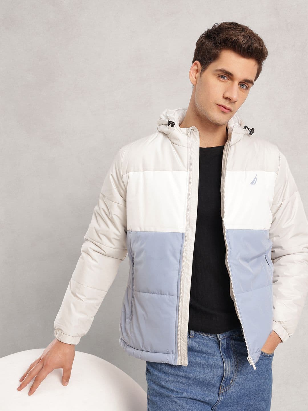 Nautica Colourblocked Padded Jacket - view 1