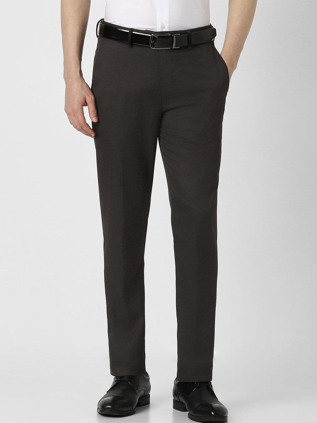 Peter England Men Slim Fit Trousers - view 1