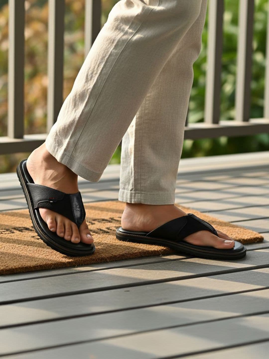 Bugatti Men Leather Comfort Sandals - view 1