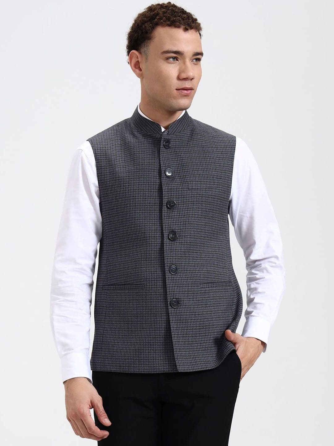 MODI JACKET Men Checked Core Jacket - view 1