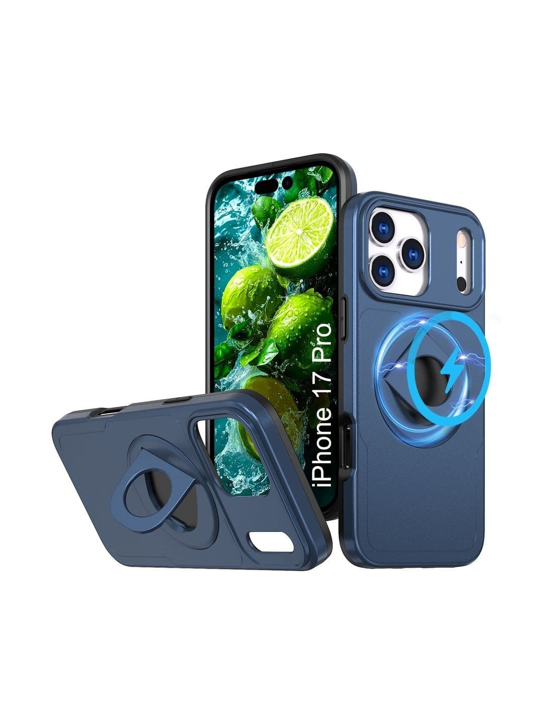 Luxury Kase Solid Printed iPhone 17 Pro Back Case Mobile Accessories - view 1