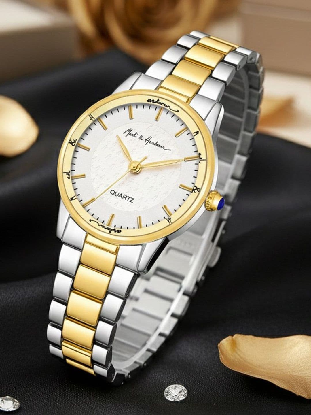 Mast & Harbour Women Dial & Stainless Steel Bracelet Style Straps Analogue Multi Function Watch - view 1