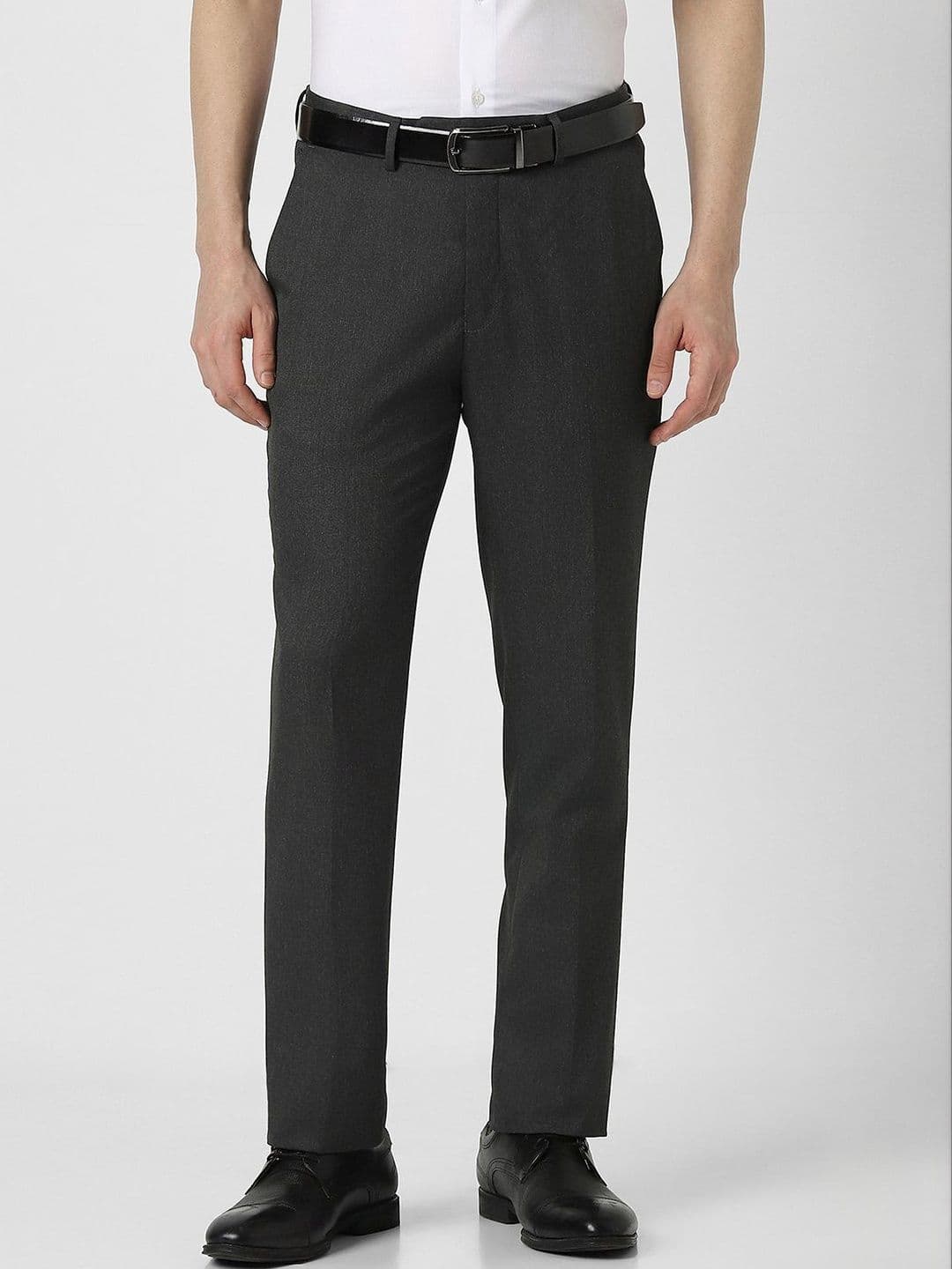 Peter England Men Slim Fit Trousers - view 1