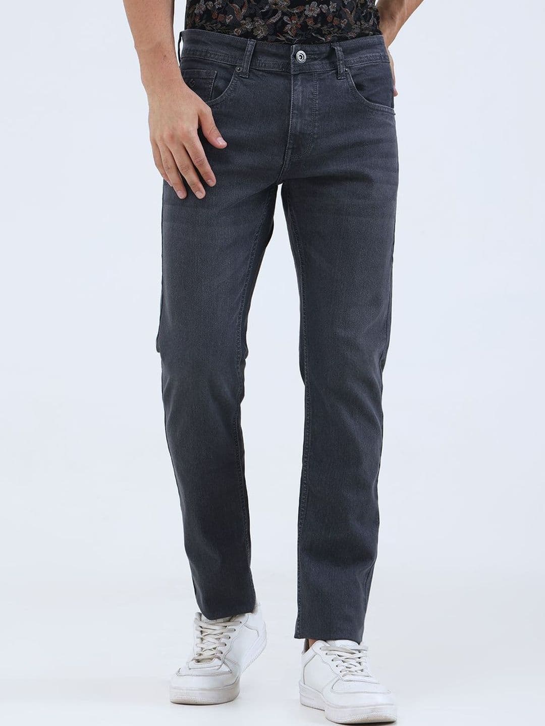 Greenfibre Men Slim Fit Mid-Rise Jeans - view 1