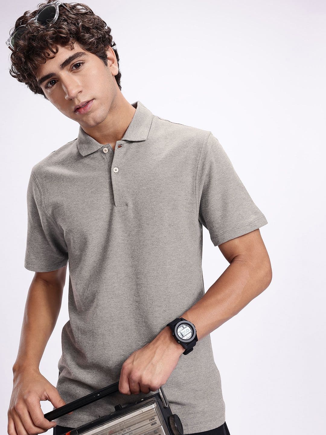 Kook N Keech Pure Cotton Polo Collar T-shirt - view 1
