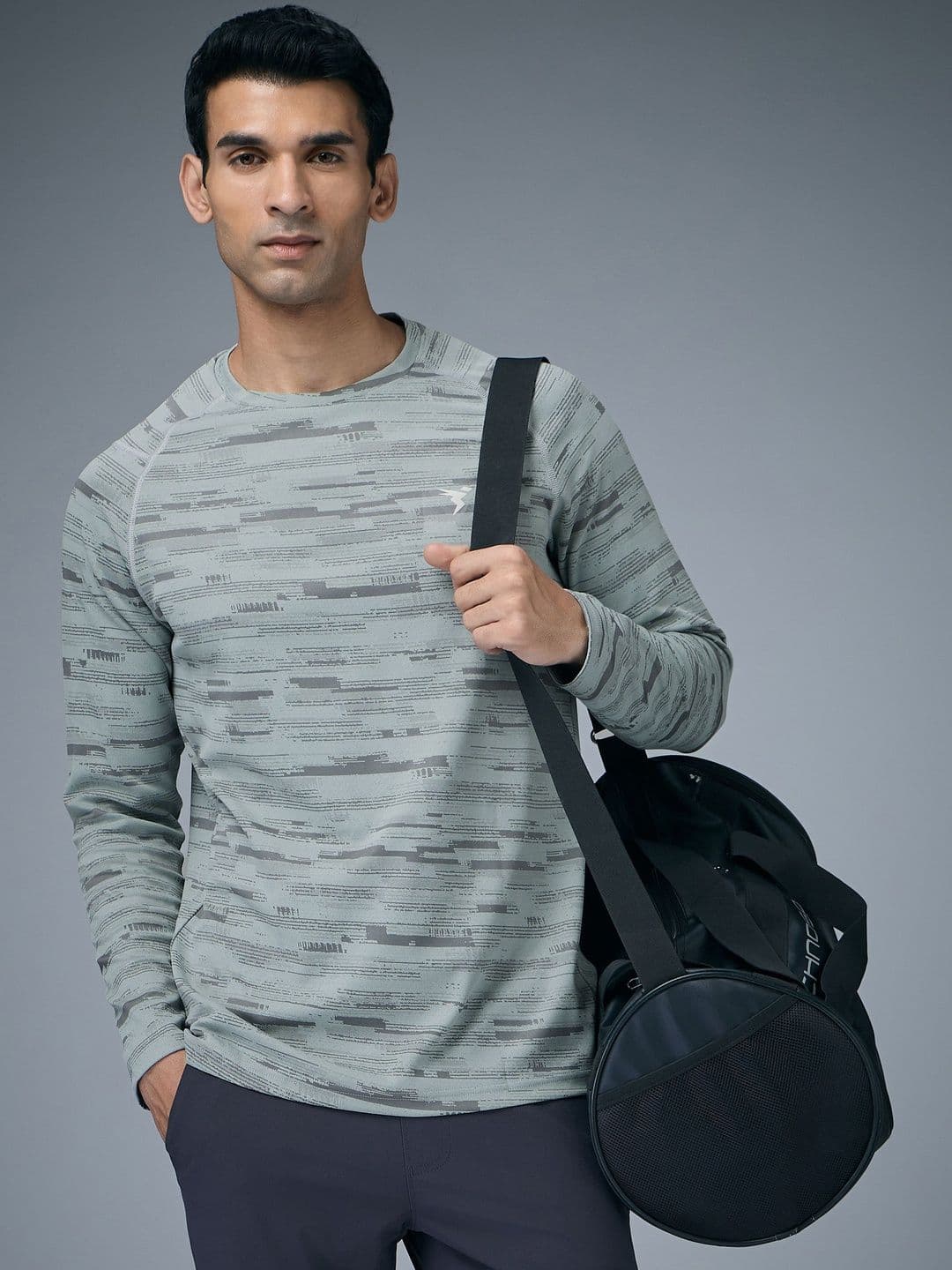 Technosport Men Printed Antimicrobial Slim Fit T-shirt - view 1