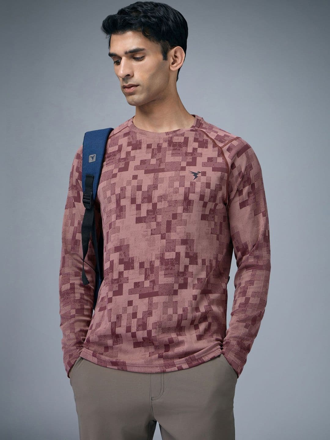 Technosport Men Printed Antimicrobial Slim Fit T-shirt - view 1
