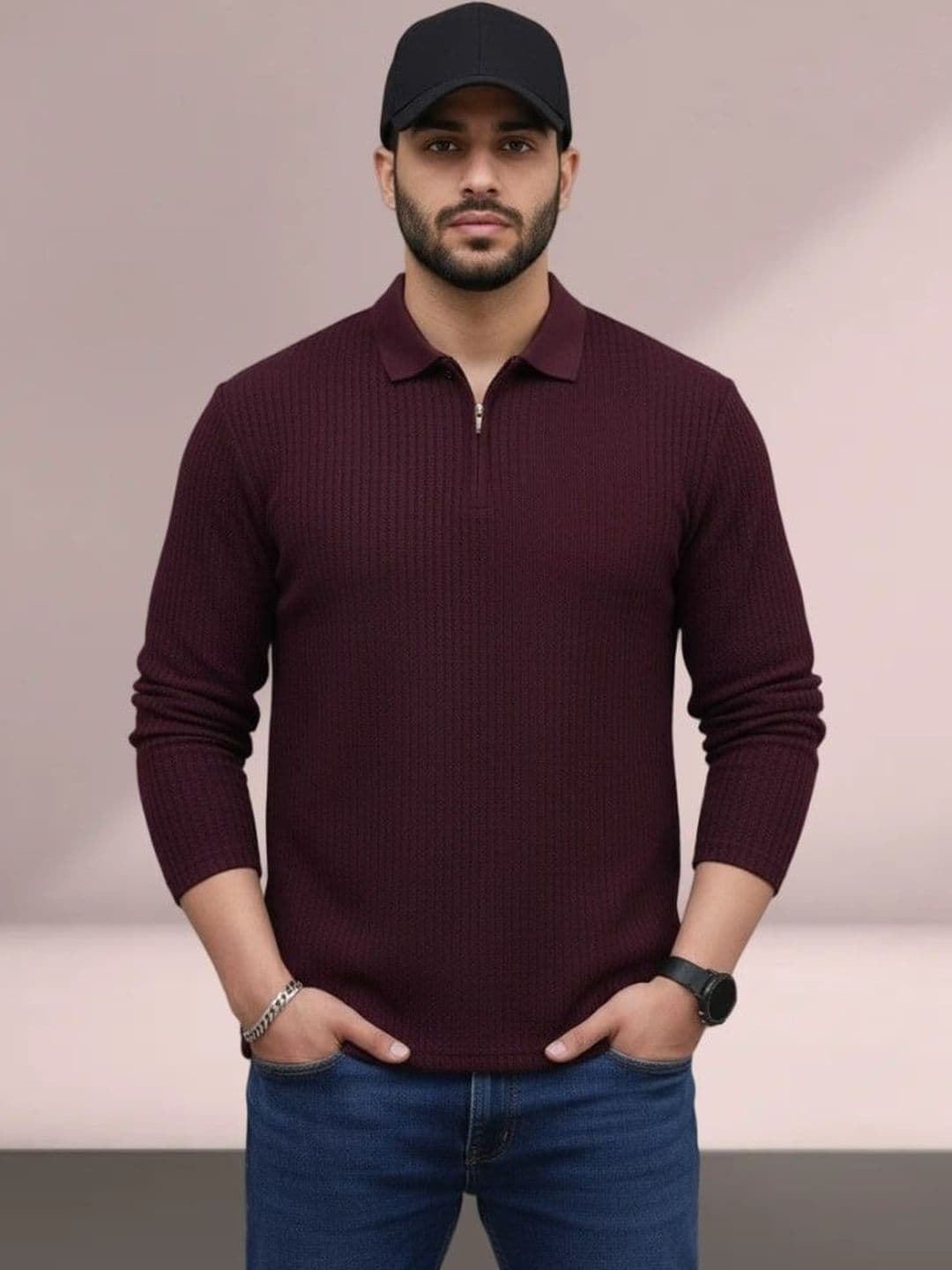 DADA IMPEX Men Polo Collar T-shirt - view 1