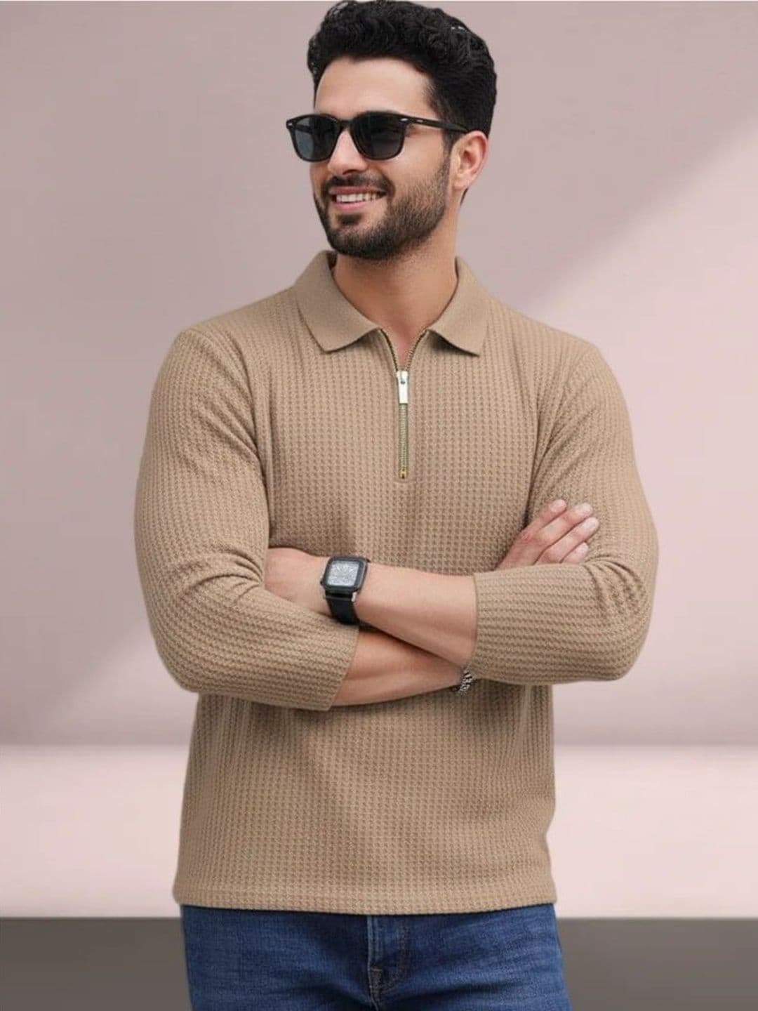 DADA IMPEX Men Polo Collar T-shirt - view 1
