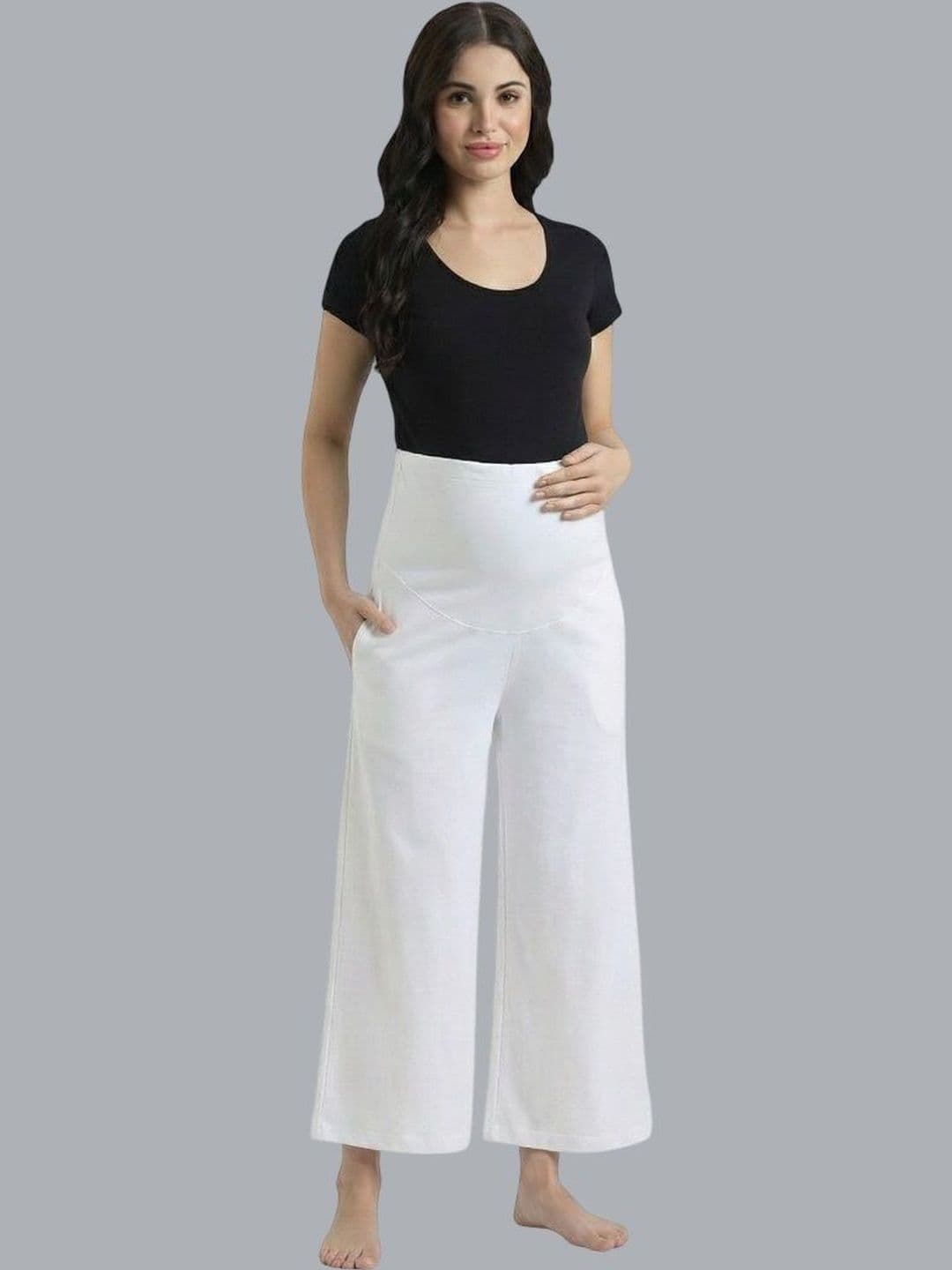 Evamomies Women Knitted Maternity Palazzos - view 1