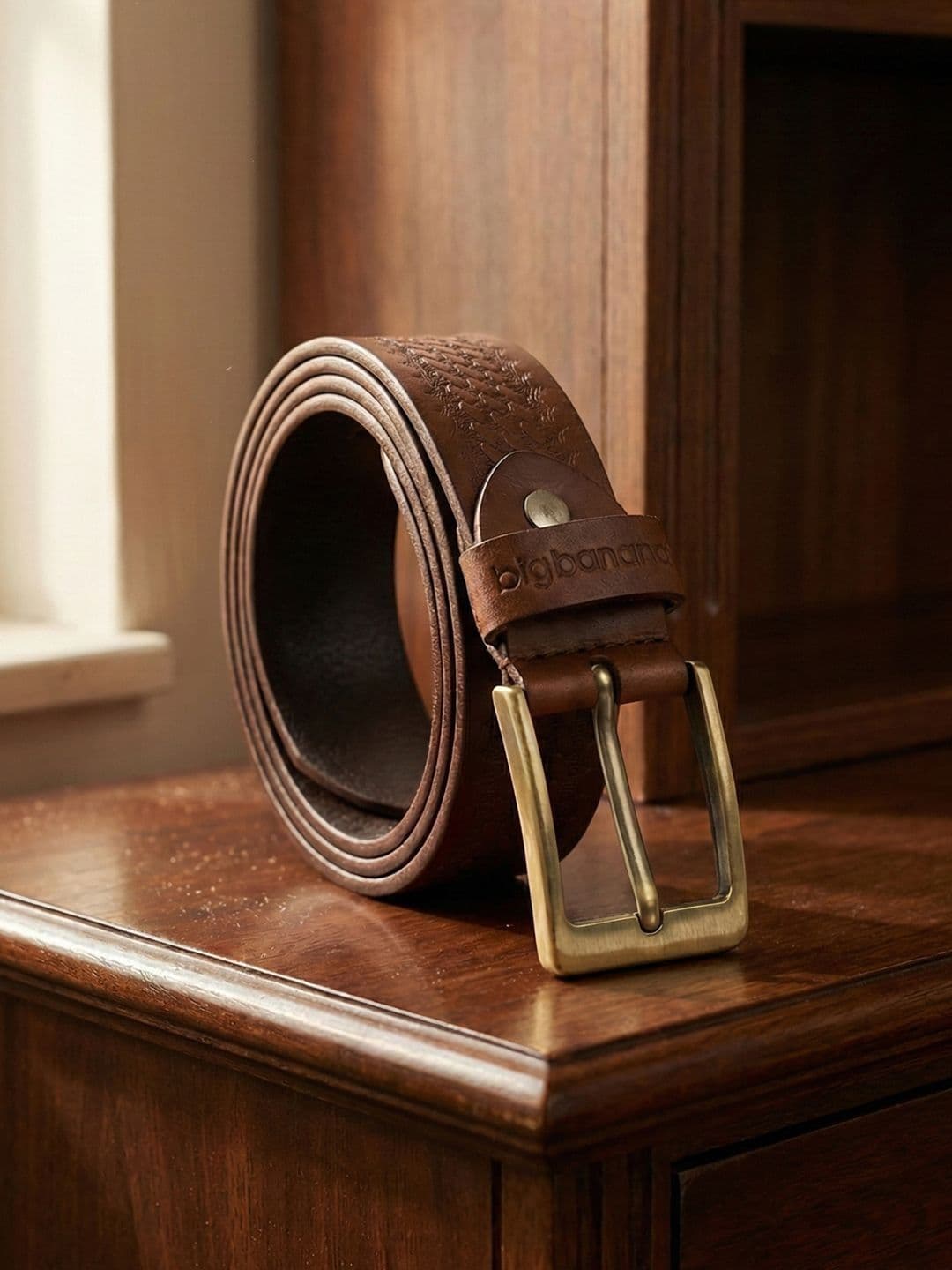 bigbanana Men Plus Size Leather Belt - view 1