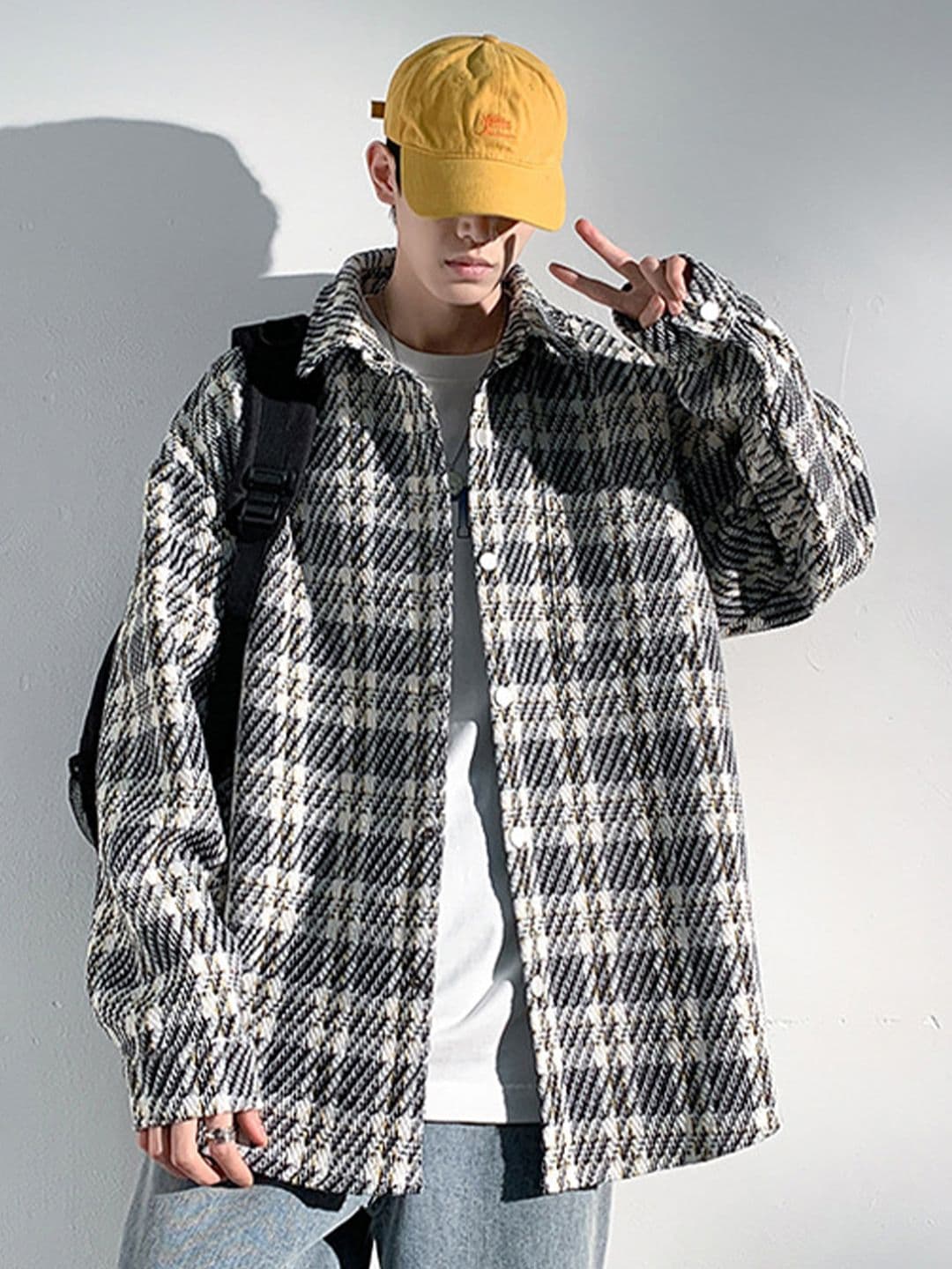 StyleCast x Revolte Men's Checked Regular Casual Jacket - view 1