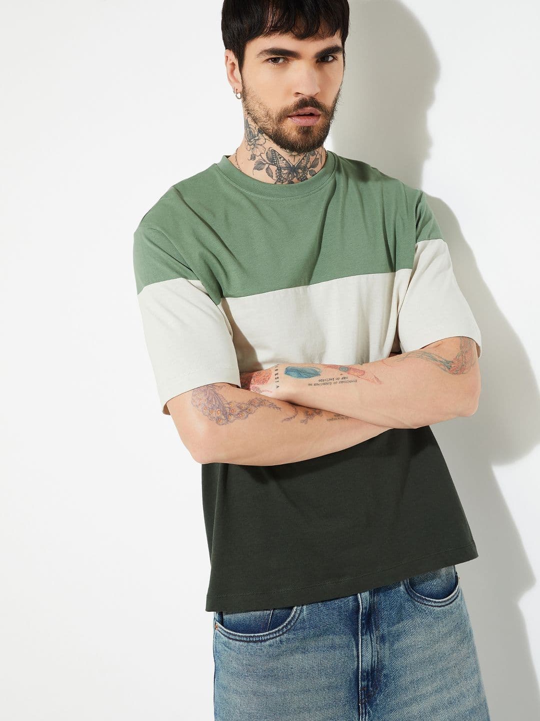 max Men Colourblocked T-shirt - view 1